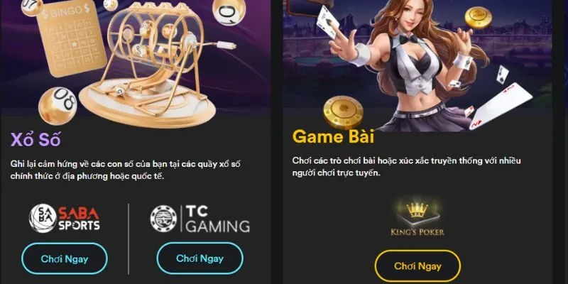 ĐẠI LÝ 1 Đại lý V9bet cung cấp tới người chơi những sảnh cá cược hấp dẫn
